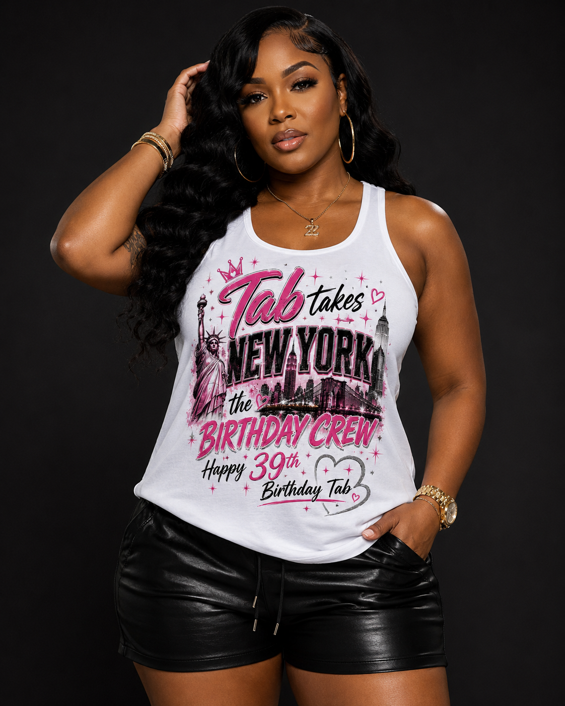 Tab Takes New York Birthday Crew Tank