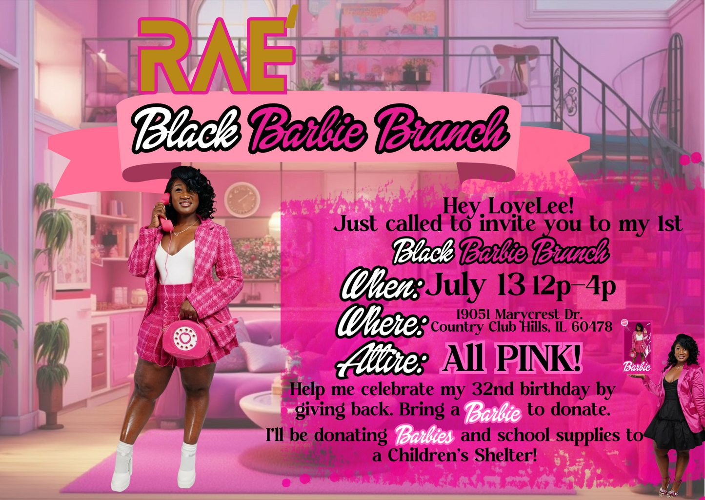 RAE'S Black Barbie Brunch