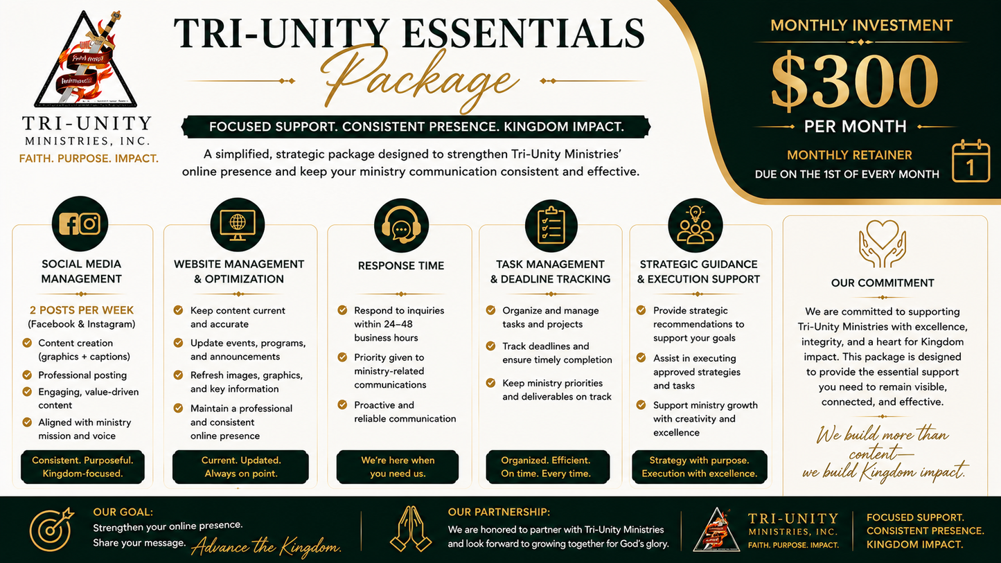 Client Services - Tri- Unity Ministries
