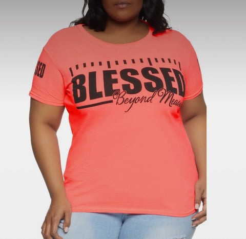Blessed Beyond Measure Shirt - Plus Size